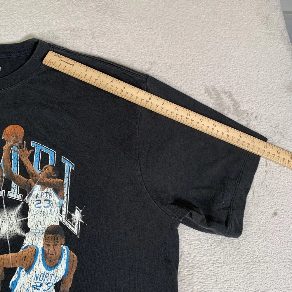 Jordan Michael Jordan Shirt Mens XL Black UNC Tar Heels Basketball Oversized Tee